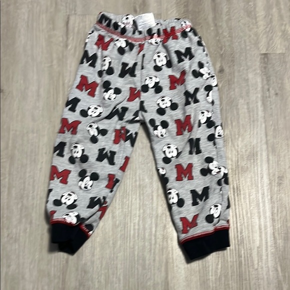 Disney Mickey Mouse Gray Pajama Pants 12-18M - Picture 1 of 1